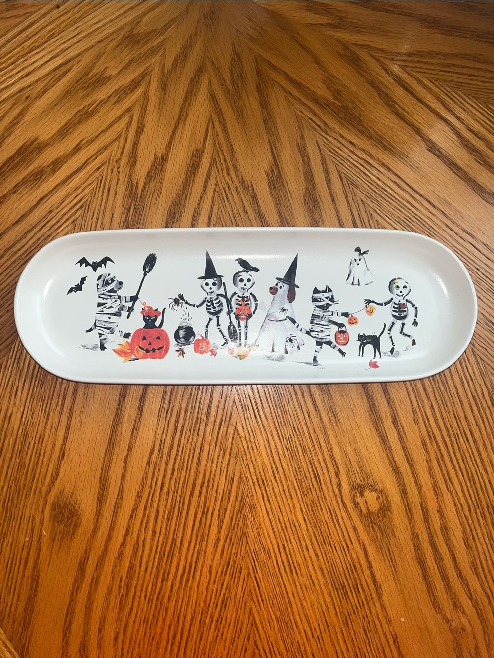 Pottery Barn Doug & Friends Stoneware Cookie Platter Halloween